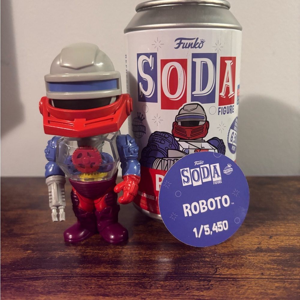 Funko Roboto Soda Figure - Red and Blue